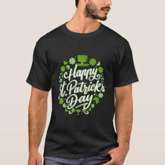 Happy St Patricks Day mit Kleeblatts für Irish Par T-Shirt