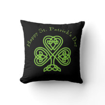 Happy St. Patrick's Day Modern Celtic Kleeblatt