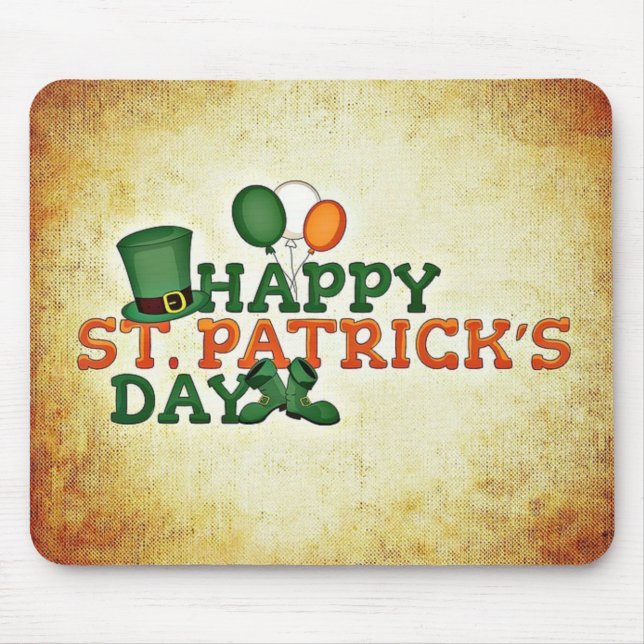 Happy St. Patricks Day Mousepad (Vorne)