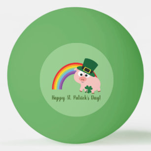 Happy St. Patrick's Day Niedlich Leprechaun Schwei Tischtennisball