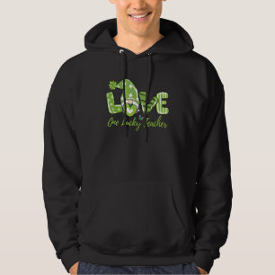 Happy St Patricks Day Niedlich One Lucky Teacher G Hoodie