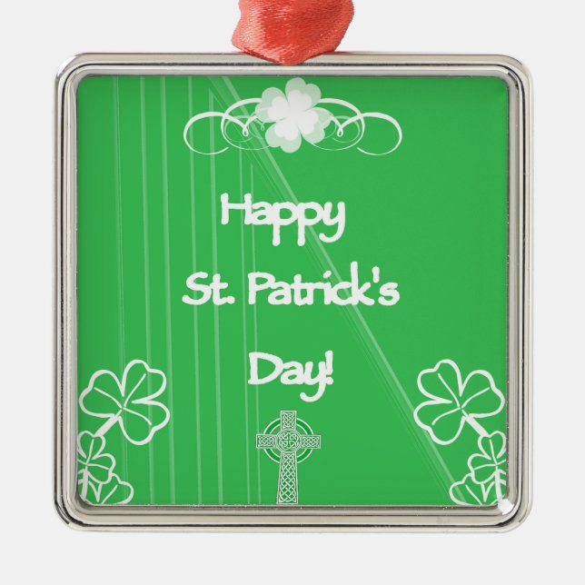 Happy St. Patrick's Day Ornament (Vorne)
