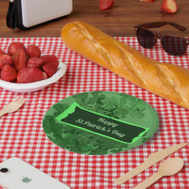 Happy St.Patrick's Day Paper Plate Pappteller