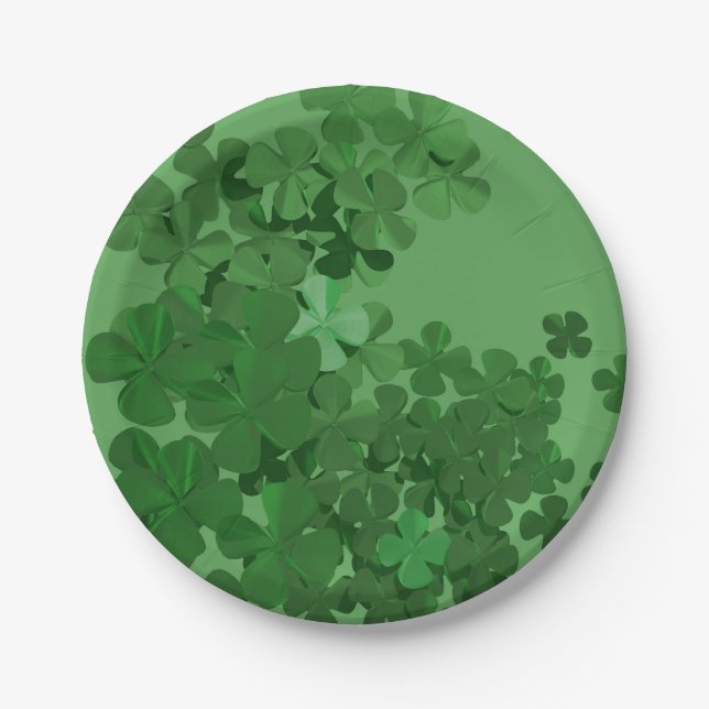 Happy St Patrick's Day Pappteller (Vorderseite)