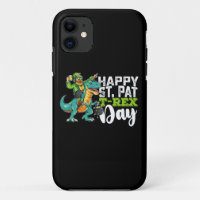Happy St Patrick's Day Pat T Rex Dinosaur