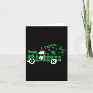 Happy St Patricks Day Pick Up Truck Karte