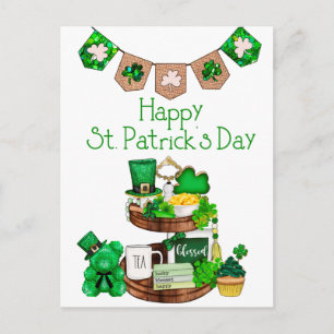 Happy St. Patrick's Day Postcard Postkarte