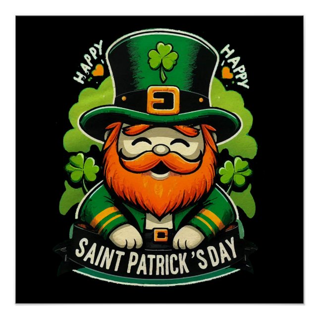 Happy St Patricks Day Poster (Vorderseite)