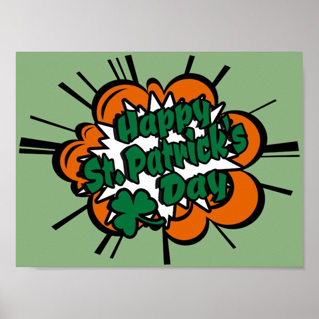 Happy St. Patrick's Day Poster (Vorne)