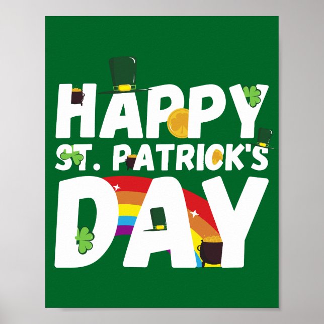 Happy St. Patrick's Day Poster (Vorne)