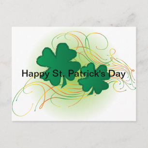 Happy St. Patrick's Day Postkarte