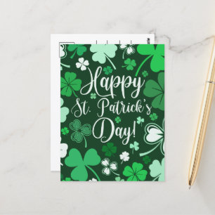 Happy St. Patrick's Day Postkarte