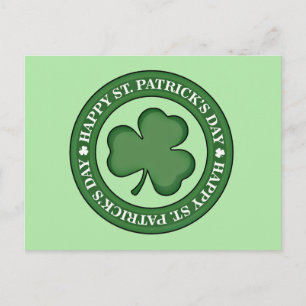 Happy St. Patricks Day Postkarte