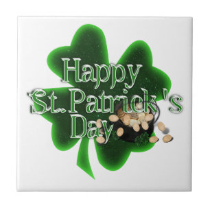 Happy St Patrick's Day - Pot of Gold Fliese