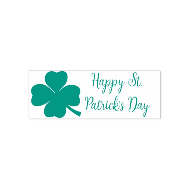 Happy St. Patrick's Day Rubber Briefmarke Permastempel (Design)