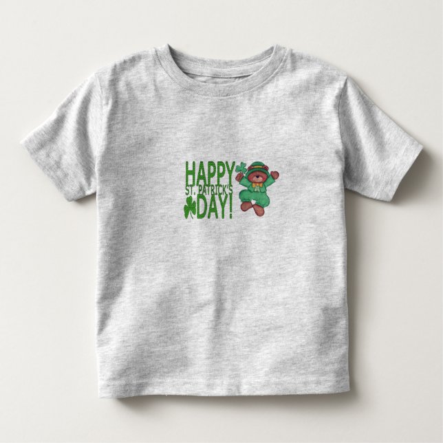 Happy St. Patrick's Day Ruffle T-Shirt (Vorderseite)