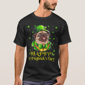 Happy St. Patrick's Day Saint Pugtrick Day Mops Do T-Shirt