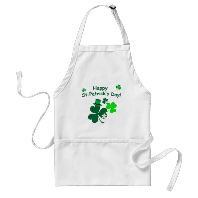 Happy St. Patrick's Day Schürze (Vorne)