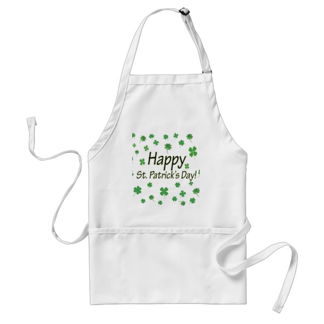 Happy St Patricks Day Schürze (Vorne)