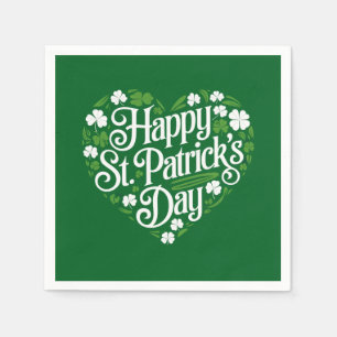 Happy St Patrick's Day Serviette