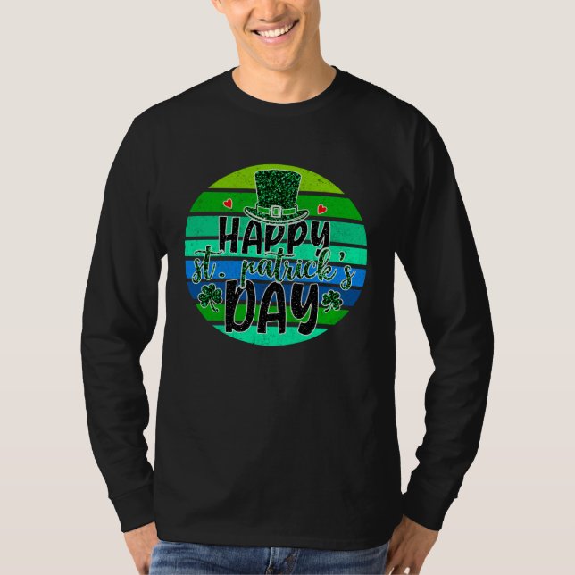 Happy St. Patrick's Day Shamrock Irish Saint Patri T-Shirt (Vorderseite)