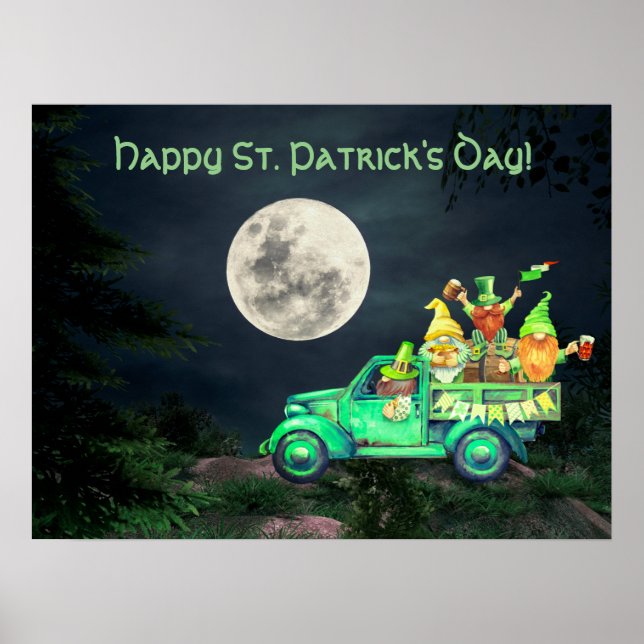 Happy St. Patrick's Day Shenanigans Poster (Vorne)