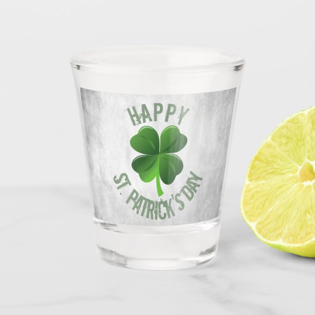 Happy St. Patrick's Day Shot Glas (Vorderseite)
