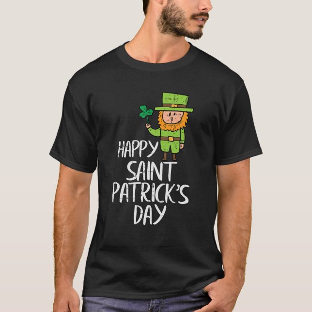 Happy St. Patricks Day St Paddys Day Boys Kinder T T-Shirt (Vorderseite)