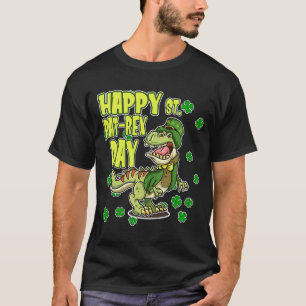 Happy St Patricks Day St Pat Rex Rex Kleeblatt C T-Shirt