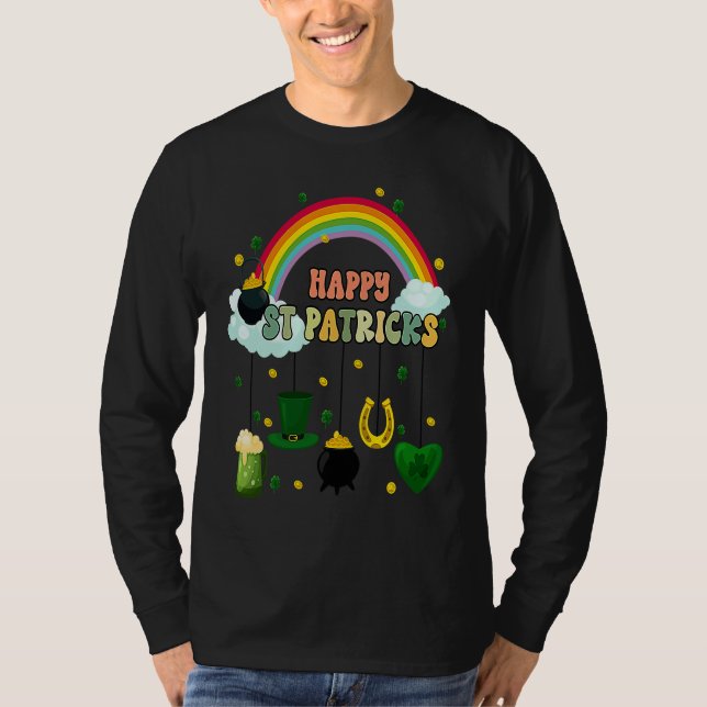Happy St Patricks Day St Pattys Shamrock Irish C T-Shirt (Vorderseite)