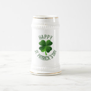 Happy St. Patrick's Day Stein Bierglas