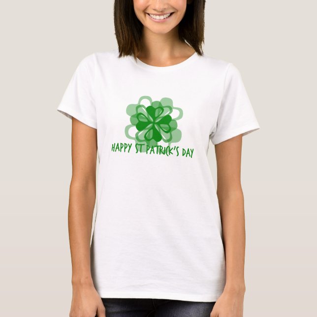 Happy St Patrick's Day T-Shirt (Vorderseite)