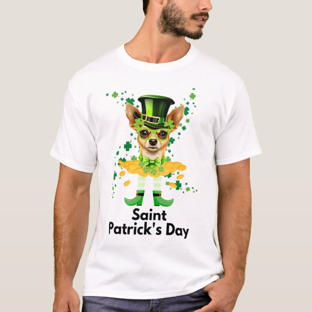 Happy St. Patrick's Day T-Shirt (Vorderseite)