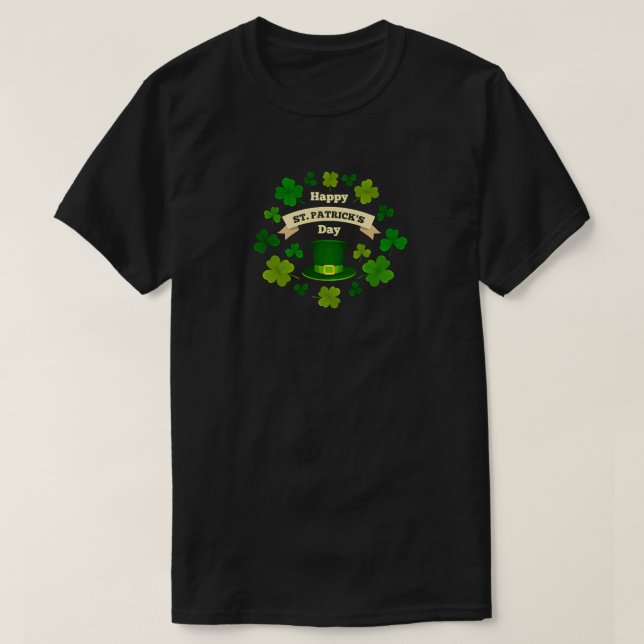 Happy St. Patrick's Day T - Shirt (Design vorne)
