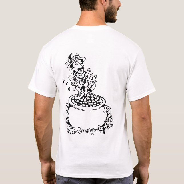 Happy St Patrick's Day T-Shirt (Rückseite)