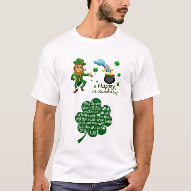 Happy St. Patrick's Day T - Shirt (Vorderseite)