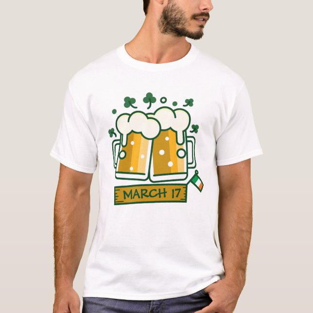 Happy St. Patrick's Day T-Shirt (Vorderseite)
