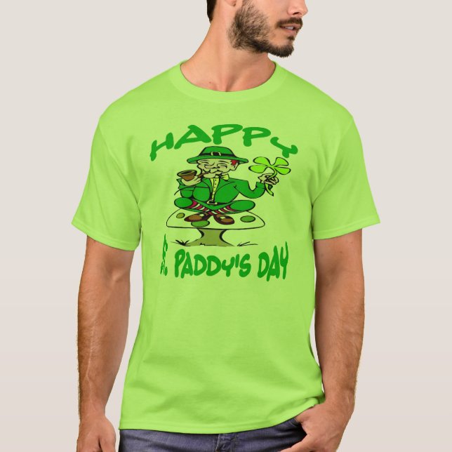 Happy St. Patrick's Day T-Shirt (Vorderseite)