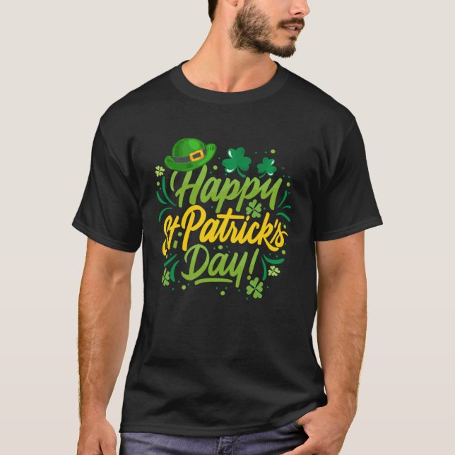 Happy St. Patrick's Day T-Shirt (Vorderseite)