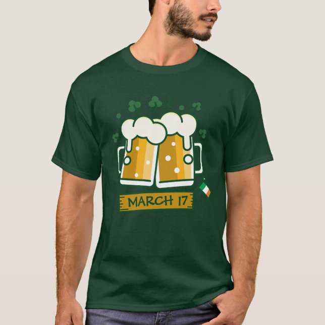 Happy St. Patrick's Day T-Shirt (Vorderseite)