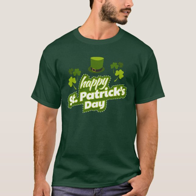 Happy St. Patrick's Day T-Shirt (Vorderseite)