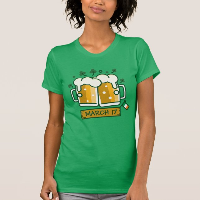 Happy St. Patrick's Day T-Shirt (Vorderseite)