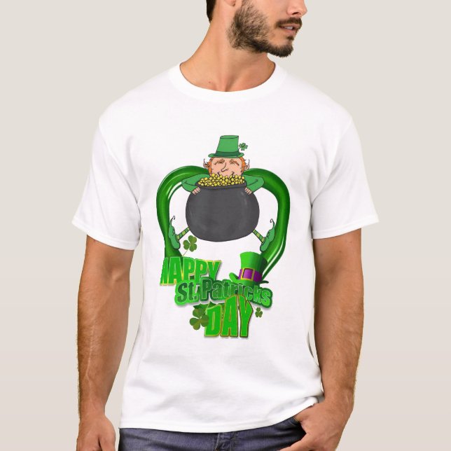 Happy St. Patrick's Day T - Shirt (Vorderseite)