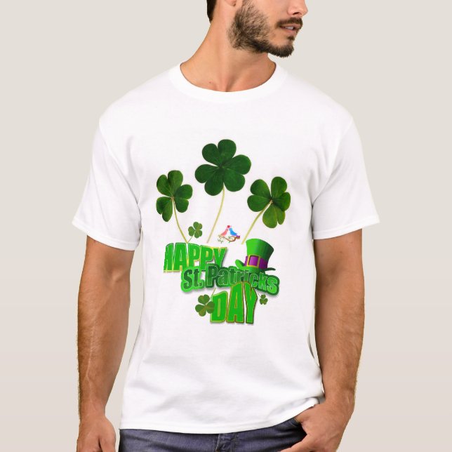 Happy St. Patrick's Day T - Shirt (Vorderseite)