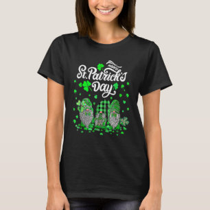Happy St Patrick's Day Three Gnomes Kleeblatt Esse T-Shirt