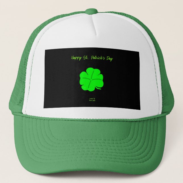 Happy St. Patrick's Day Trucker Hat Truckerkappe (Vorderseite)