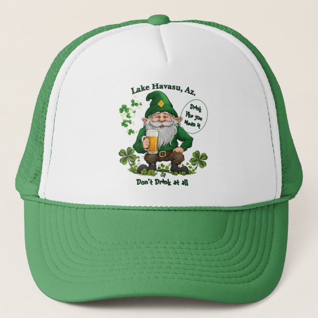 Happy St. Patrick's Day Truckerkappe (Vorderseite)