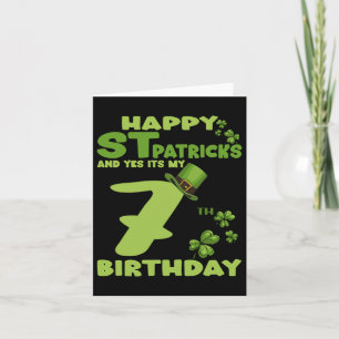 Happy St Patricks Day und ja, es ist mein 7. Gebur Karte