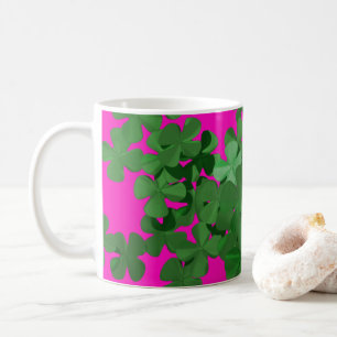 Happy St Patrick's Day und Viel Glück Kaffeetasse