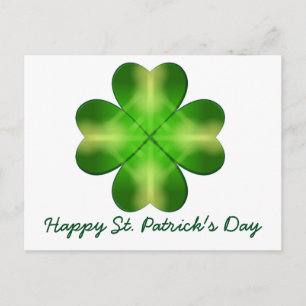 Happy St Patrick's Day und Viel Glück Personalisie Postkarte